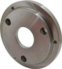 Buck Chuck Company - Adapter Back Plate for 8" Diam Self Centering Lathe Chucks - A1/A2-6 Mount, 2.39" Through Hole Diam, 6.283mm ID, 7.87" OD, 0.714" Flange Height, Steel - A1 Tooling