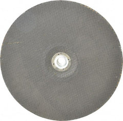 Norton - 9" Wheel Diam, 1/4" Wheel Thickness, 7/8" Arbor Hole, Type 27 Depressed Center Wheel - Aluminum Oxide, 6,600 Max RPM, Compatible with Angle Grinder - A1 Tooling