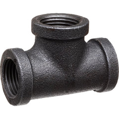 Black Pipe Fittings; Fitting Type: Coupling; Fitting Size: 1/2″; Material: Malleable Iron; Finish: Black; Fitting Shape: Tee; Thread Standard: BSPT; Connection Type: Threaded; Lead Free: No; Standards: ASTM A197; BS EN 1562