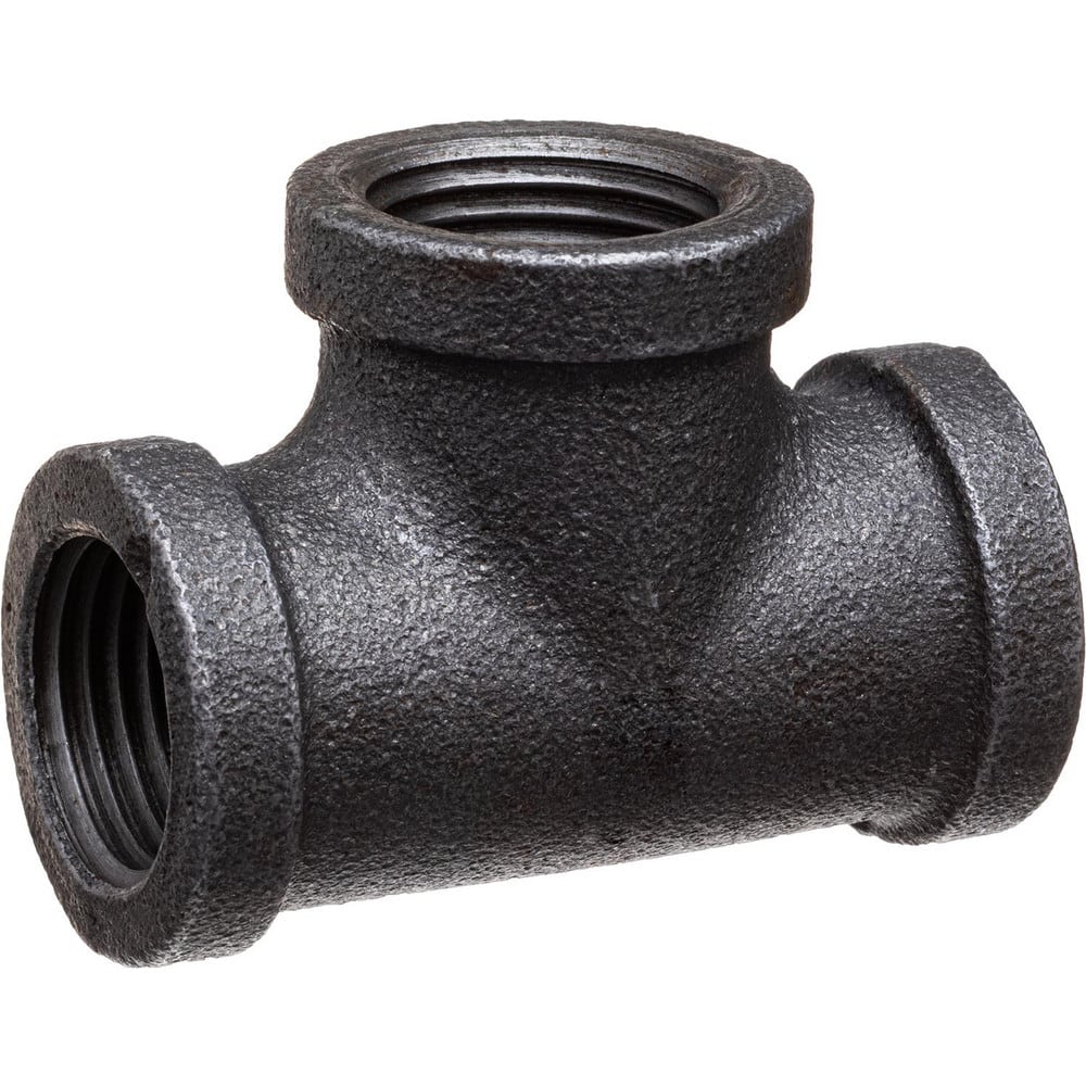 Black Pipe Fittings; Fitting Type: Coupling; Fitting Size: 1/4″; Material: Malleable Iron; Finish: Black; Fitting Shape: Tee; Thread Standard: BSPT; Connection Type: Threaded; Lead Free: No; Standards: ASTM A197; BS EN 1562