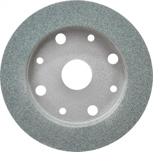 Norton - 6" Diam, 4" Hole Size, 1" Overall Thickness, 60 Grit, Type 2 Tool & Cutter Grinding Wheel - Medium Grade, Silicon Carbide, I Hardness, Vitrified Bond, 3,600 RPM - A1 Tooling