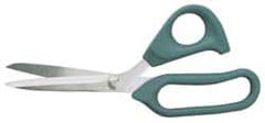 Clauss - 3-1/2" LOC, 9" OAL Stainless Steel Standard Shears - Ambidextrous, Offset Handle, For General Purpose Use - A1 Tooling