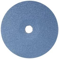 Camel Grinding Wheels - 7" Diam 7/8" Hole 36 Grit Fiber Disc - Very Coarse Grade, Zirconia Alumina, 8,600 Max RPM - A1 Tooling