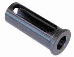 Collis Tool - 1/2" ID, 1" OD, 2-3/4" Length Under Head, Type C Lathe Tool Holder Bushing - 3/16" Head Thickness, 2-3/8" Slot Length - Exact Industrial Supply