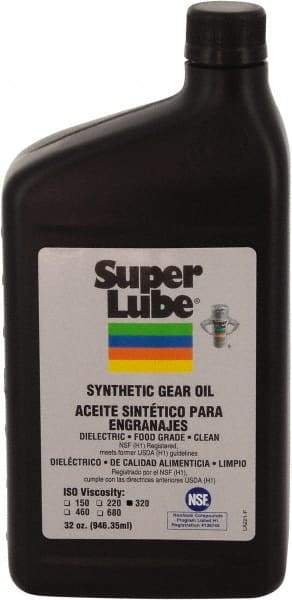 Synco Chemical - 0.25 Gal Bottle, Synthetic Gear Oil - -45°F to 450°F, ISO 320 - A1 Tooling