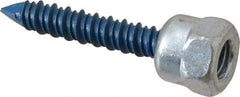 Buildex - 3/8" Zinc-Plated Steel Vertical (End Drilled) Mount Threaded Rod Anchor - 5/8" Diam x 1-1/2" Long, 2,810 Lb Ultimate Pullout, For Use with Concrete/Masonry - A1 Tooling