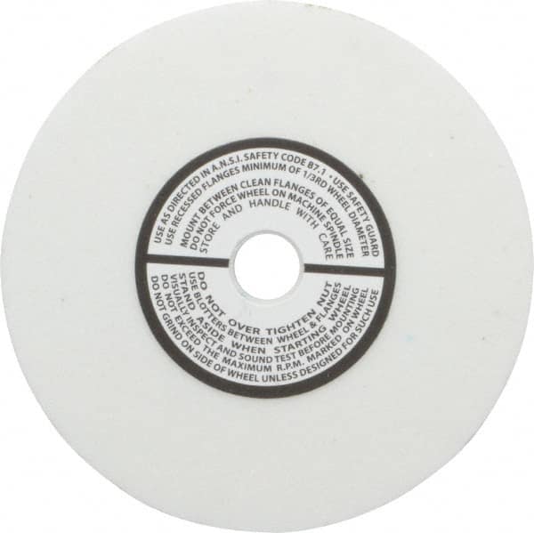 Grier Abrasives - 80 Grit Aluminum Oxide Type 1 Internal Grinding Wheel - 4" Diam x 1/2" Hole x 1/2" Thick, 8,100 Max RPM, Medium Grade, K Hardness, Vitrified Bond - A1 Tooling