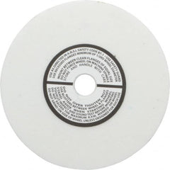 Grier Abrasives - 80 Grit Aluminum Oxide Type 1 Internal Grinding Wheel - 4" Diam x 1/2" Hole x 1/2" Thick, 8,100 Max RPM, Medium Grade, K Hardness, Vitrified Bond - A1 Tooling