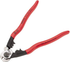 Knipex - 7-1/2" OAL, 1/4" Capacity, Cable Cutter - Ergo Dual Component Handle - A1 Tooling