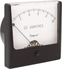 Simpson Electric - Analog, DC Ammeter, Panel Meter - 60 Hz, 0.005 Ohms at 60 Hz - A1 Tooling