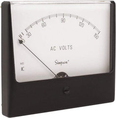 Simpson Electric - Analog, AC Voltmeter, Panel Meter - 60 Hz, 25000 Ohms at 60 Hz, 150 VAC - A1 Tooling