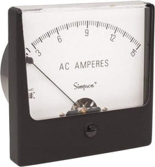 Simpson Electric - Analog, AC Ammeter, Panel Meter - 60 Hz, 0.0025 Ohms at 60 Hz - A1 Tooling