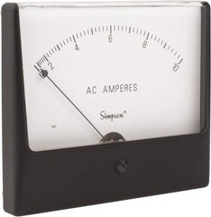 Simpson Electric - Analog, AC Ammeter, Panel Meter - 60 Hz, 0.004 Ohms at 60 Hz - A1 Tooling