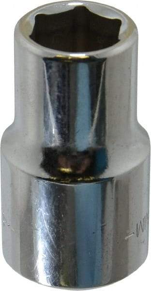 Blackhawk by Proto - 1/2" Drive, Standard Hand Socket - 6 Points, 1-1/2" OAL, Chrome Finish - A1 Tooling