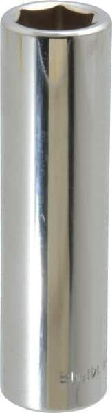 Blackhawk by Proto - 1/2" Drive, Deep Hand Socket - 6 Points, 3-3/32" OAL, Chrome Finish - A1 Tooling