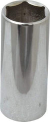 Blackhawk by Proto - 1/2" Drive, Deep Hand Socket - 6 Points, 3-3/32" OAL, Chrome Finish - A1 Tooling