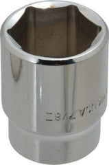 Blackhawk by Proto - 7/8", 1/2" Drive, Standard Hand Socket - 6 Points, 1-1/2" OAL, Chrome Finish - A1 Tooling