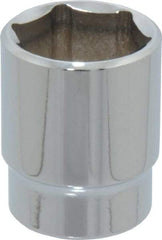 Blackhawk by Proto - 15/16", 1/2" Drive, Standard Hand Socket - 6 Points, 1-1/2" OAL, Chrome Finish - A1 Tooling