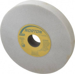 Norton - 7" Diam x 1-1/4" Hole x 1" Thick, H Hardness, 46 Grit Surface Grinding Wheel - Aluminum Oxide, Type 1, Coarse Grade, 3,600 Max RPM, Vitrified Bond, No Recess - A1 Tooling