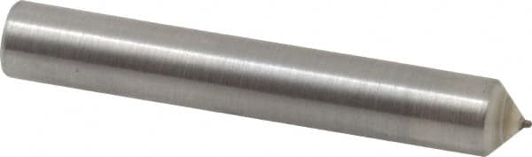 SPI - 0.02" Full Ball Radius Single Point Diamond Dresser - 2-1/2" Long x 3/8" Shank Diam - A1 Tooling