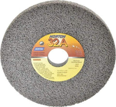 Norton - 7" Diam x 1-1/4" Hole x 1/2" Thick, F Hardness, 46 Grit Surface Grinding Wheel - Aluminum Oxide, Type 1, Coarse Grade, 3,600 Max RPM, Vitrified Bond, No Recess - A1 Tooling