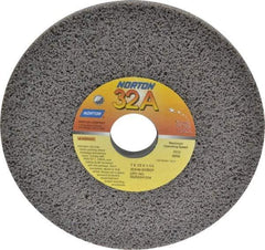 Norton - 7" Diam x 1-1/4" Hole x 1/2" Thick, G Hardness, 46 Grit Surface Grinding Wheel - Aluminum Oxide, Type 1, Coarse Grade, 3,600 Max RPM, Vitrified Bond, No Recess - A1 Tooling