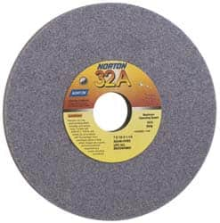 Norton - 14" Diam x 5" Hole x 1-1/2" Thick, J Hardness, 60 Grit Surface Grinding Wheel - Silicon Carbide, Type 1, Medium Grade, 1,800 Max RPM, Vitrified Bond, No Recess - A1 Tooling