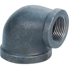 Black Pipe Fittings; Fitting Type: Reducing Elbow; Fitting Size: 3/4″ x 3/8″; Material: Malleable Iron; Finish: Black; Fitting Shape: 90 ™ Elbow; Thread Standard: NPT; Connection Type: Threaded; Lead Free: No; Standards:  ™ASME ™B1.2.1; ASME ™B16.3