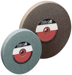 Camel Grinding Wheels - 100 Grit Silicon Carbide Bench & Pedestal Grinding Wheel - 10" Diam x 1-1/4" Hole x 1" Thick, 2483 Max RPM, I Hardness, Fine Grade , Vitrified Bond - A1 Tooling