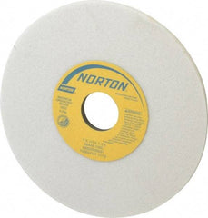 Norton - 7" Diam x 1-1/4" Hole x 1/4" Thick, I Hardness, 46 Grit Surface Grinding Wheel - Aluminum Oxide, Type 1, Coarse Grade, 3,600 Max RPM, Vitrified Bond, No Recess - A1 Tooling