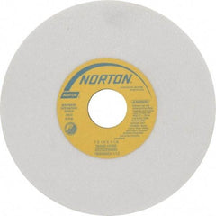 Norton - 7" Diam x 1-1/4" Hole x 1/4" Thick, H Hardness, 60 Grit Surface Grinding Wheel - Aluminum Oxide, Type 1, Medium Grade, 3,600 Max RPM, Vitrified Bond, No Recess - A1 Tooling