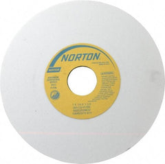 Norton - 7" Diam x 1-1/4" Hole x 1/4" Thick, K Hardness, 120 Grit Surface Grinding Wheel - Aluminum Oxide, Type 1, Fine Grade, 3,600 Max RPM, Vitrified Bond, No Recess - A1 Tooling