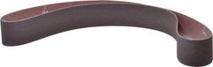 Norton - 2" Wide x 48" OAL, 80 Grit, Aluminum Oxide Abrasive Belt - Aluminum Oxide, Medium, Coated, X Weighted Cloth Backing, Series R228 - A1 Tooling