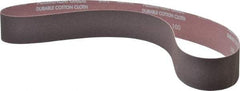 Norton - 2" Wide x 48" OAL, 100 Grit, Aluminum Oxide Abrasive Belt - Aluminum Oxide, Fine, Coated, X Weighted Cloth Backing, Series R228 - A1 Tooling