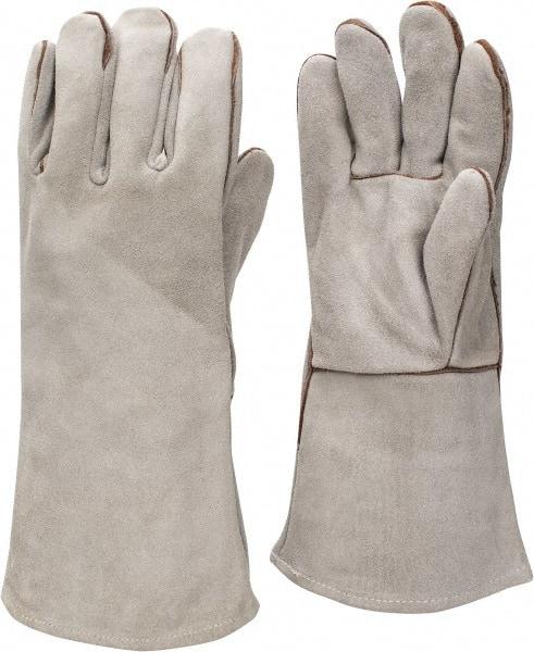 MCR Safety - Size XL Cowhide Welding Glove - 13" OAL, Gauntlet Cuff - A1 Tooling