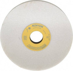 Norton - 7" Diam x 1-1/4" Hole x 3/4" Thick, I Hardness, 46 Grit Surface Grinding Wheel - Aluminum Oxide, Type 5, Coarse Grade, 3,600 Max RPM, Vitrified Bond, One-Side Recess - A1 Tooling