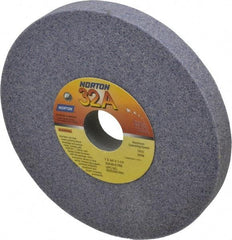 Norton - 7" Diam x 1-1/4" Hole x 3/4" Thick, K Hardness, 46 Grit Surface Grinding Wheel - Aluminum Oxide, Type 1, Coarse Grade, 3,600 Max RPM, Vitrified Bond, No Recess - A1 Tooling