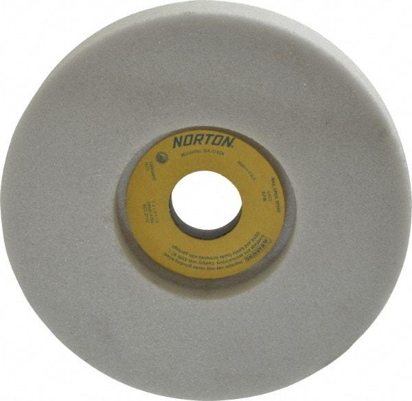 Norton - 7" Diam x 1-1/4" Hole x 1" Thick, H Hardness, 46 Grit Surface Grinding Wheel - Aluminum Oxide, Type 5, Coarse Grade, 3,600 Max RPM, Vitrified Bond, One-Side Recess - A1 Tooling