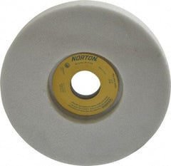 Norton - 7" Diam x 1-1/4" Hole x 1" Thick, H Hardness, 46 Grit Surface Grinding Wheel - Aluminum Oxide, Type 5, Coarse Grade, 3,600 Max RPM, Vitrified Bond, One-Side Recess - A1 Tooling