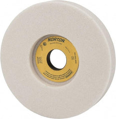 Norton - 7" Diam x 1-1/4" Hole x 1" Thick, I Hardness, 46 Grit Surface Grinding Wheel - Aluminum Oxide, Type 5, Coarse Grade, 3,600 Max RPM, Vitrified Bond, One-Side Recess - A1 Tooling