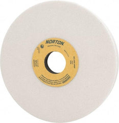 Norton - 7" Diam x 1-1/4" Hole x 1" Thick, I Hardness, 60 Grit Surface Grinding Wheel - Aluminum Oxide, Type 5, Medium Grade, 3,600 Max RPM, Vitrified Bond, One-Side Recess - A1 Tooling