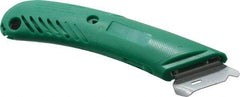 PHC - Retractable Utility Knife - 1-5/8" Blade, Green Plastic Handle, 1 Blade Included - A1 Tooling