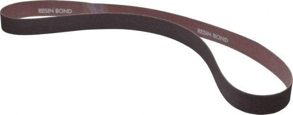 Norton - 1" Wide x 42" OAL, 60 Grit, Aluminum Oxide Abrasive Belt - Aluminum Oxide, Medium, Coated, X Weighted Cloth Backing, Series R228 - A1 Tooling