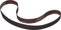 Norton - 1" Wide x 42" OAL, 120 Grit, Aluminum Oxide Abrasive Belt - Aluminum Oxide, Fine, Coated, X Weighted Cloth Backing, Series R228 - A1 Tooling