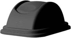 Rubbermaid - Dome Lid for Use with Rectangular Trash Cans - Black, Polypropylene, For Untouchable Trash Cans - A1 Tooling