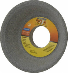 Norton - 4" Diam, 1-1/4" Hole Size, 1-1/2" Overall Thickness, 80 Grit, Type 11 Tool & Cutter Grinding Wheel - Medium Grade, Aluminum Oxide, K Hardness, Vitrified Bond, 5,730 RPM - A1 Tooling