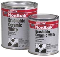 Loctite - 2 Lb Kit White Epoxy Resin Filler/Repair Caulk - 200°F Max Operating Temp, 5 hr Full Cure Time, Series 209 - A1 Tooling