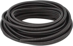 Hubbell Wiring Device-Kellems - 3/8" Trade Size, 100' Long, Flexible Liquidtight Conduit - PVC, 12.6mm ID, Black - A1 Tooling