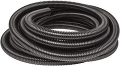 Hubbell Wiring Device-Kellems - 1-1/2" Trade Size, 50' Long, Flexible Liquidtight Conduit - PVC, 40.3mm ID, Black - A1 Tooling