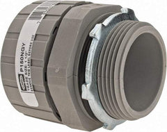 Hubbell Wiring Device-Kellems - 1-1/2" Trade, Nylon Push In Straight Liquidtight Conduit Connector - Noninsulated - A1 Tooling